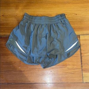Green Lululemon shorts (4 inch)